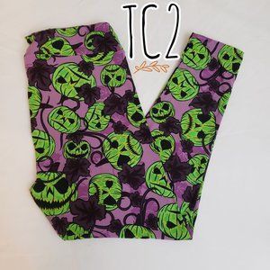 NWT LulaRoe Halloween/Jack-O-Lantern Leggings Size TC2